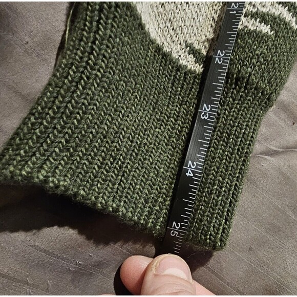 Thread & Supply Womens Jacket XS Olive Green Aztec Sleeve Hooded Zip Button Up - Picture 2 of 14